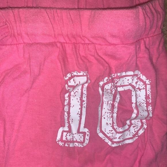 Vintage y2k pink varsity crop pants - Picture 3 of 3